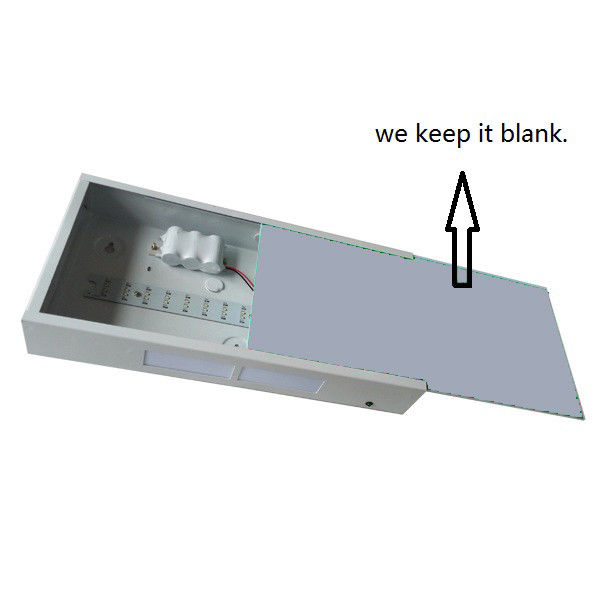 3 Jam Operasi SMD LED Exit Sign Pemasangan Permukaan Dinding IP20 Baterai Ni-Cd L201M