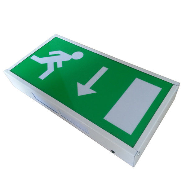 3 Jam Operasi SMD LED Exit Sign Pemasangan Permukaan Dinding IP20 Baterai Ni-Cd L201M