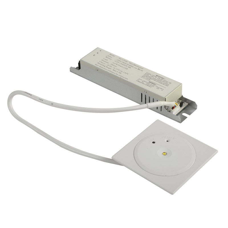 110V 220V IP42 Lampu darurat langit-langit tanpa pemeliharaan dengan cadangan baterai