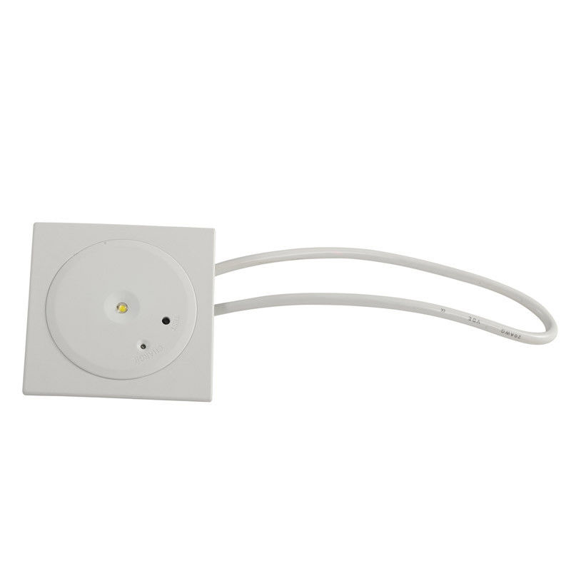 110V 220V IP42 Lampu darurat langit-langit tanpa pemeliharaan dengan cadangan baterai
